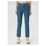ViOLA Deep Blue Gold Vintage Kadın Kot Pantolon M101048-84207