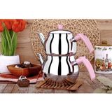 Viola Gme 0760 Çaydanlık Orta Küre Pembe-Fuşya 4 Prç.