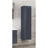 Viola1 Antrasit 140 cm Mdf Banyo Boy Dolabı--Hazır Kurulu