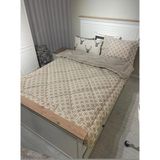 Violacasa Çift Taraflı Welsoft Yorgan 155 x 215 cm Bej Tek Kişilik Yumuşak Silikon Elyaf