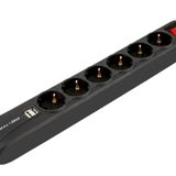 Violeda TVL-6010 Siyah 6'lı Usb Akım Koruma Grup Priz