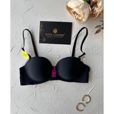 Violet Dikişsiz Lazer Kesim Double Push-Up Balensiz İz Belli Etmez Straplez Kesim Kaliteli Sütyen