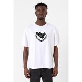 Violet Evergarden Anime CH Postal Company Logo Beyaz Erkek Oversize Tshirt