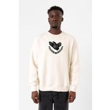 Violet Evergarden Anime CH Postal Company Logo Ekru Erkek 2ip Sweatshirt