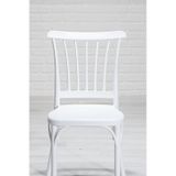 Violet Home Mutfak Sandalyesi 4 Adet - Beyaz