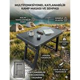 Violet Kamp Masası Katlanır Plastik Masa,piknik,bahçe,balkon