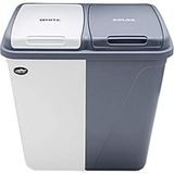 Violet Kirli Çamaşır Sepeti Iki Bölmeli 90 Litre (Büyük)