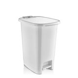 Violet Pedallı Plastik Çöp Kovası 25 Litre Beyaz - 142w