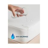VİOLETLİFE BAMBU DESENLİ SOFT PREMİUM SU SIVI GEÇİRMEZ SESSİZ YATAK KORUYUCU ALEZ
