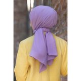VİOLLA Kadın Pamuk Cazz Şal Leylak