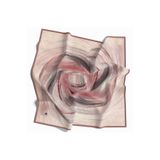 VİOLLA Rayon Fırça Darbesi Desenli Pudra Renkli 90x90 Eşarp (İpek İçermez) Dikim Şekli : El Dikişi