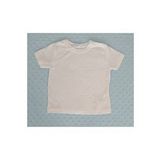 VİOMAY BABY Kız Çocuk Kısa Kollu Düz Body 1-4 Yaş Ekru (Ekru-Pembe)