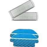 Viomi V2 V3 Uyumlu 2li Mavi Mop Fiber Bez ve 2li Hepa Filtre