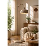 Viona Cappuccino Gold İç Yüzeyli Modern Lambader – Metal Gövdeli Dekoratif Salon ve Oturma Odası Ayd