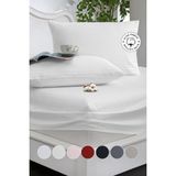 Vionel Home %100 Pamuk Çizgili Saten Tek / Çift Kişilik Lastikli Çarşaf Seti |100X200|120X200|160X200|180X200 - Beyaz