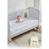 Vionel Home %100 Pamuk Kapitone, Full Kenar Fitted, Su & Sıvı Geçirmez Bebek, Kreş Anaokulu Alezi ve Çocuk Yatak Koruyucu Alez 70 x 120 - Beyaz - 70 x 120 cm