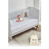 Vionel Home %100 Pamuk | Kapitone Sıvı Geçirmez Bebek Alezi | Çocuk, Park Beşik Yatak Koruyucu Alez