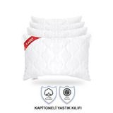 Vionel Home %100 Pamuk Kapitoneli Yastık Alezi Koruyucu Kılıf (50x70 Cm)