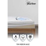 Vionel Home %100 Pamuk, Yatak Koruyucu Alez, Tek Kişilik Full Kenar Fitted, Su & Sıvı Geçirmez