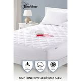 Vionel Home %100 Pamuklu | Kapitone Sıvı Geçirmez Yatak Alezi | Ful Kenar, Tek, Çift Kişilik Yatak Koruyucu Alez