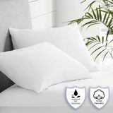 Vionel Home 50x70 cm Beyaz Pamuklu Sıvı Geçirmez 2'li Yastık Alezi