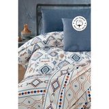 Vionel Home Anatolia %100 Pamuk Çift Kişilik Pike 200X230 Cm, Yazlık, Yumuşak Yatak Örtüsü, Çok Amaçlı Pike - Mavi
