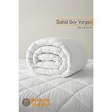 Vionel Home Ecotermo Battal Boy Microfiber Antialerjik Silikon Yorgan | Çeyizlik | Otel Yorganı | 235x215 Cm Beyaz