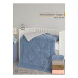 Vionel Home Lüks Welsoft Bebek Yorganı | 100x150 cm | Çift Taraflı Kullanım | Kuzu Tüyü Yumuşaklığı