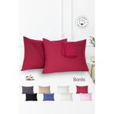 Vionel Home Pamuk 2’li Çizgili Saten Yastık Kılıfı 50 x 70 cm