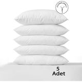 Vionel Home Pamuklu 5'li 50 x 70 cm Beyaz İç Astar Yastık Kılıfı