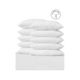 Vionel Home Pamuklu Beyaz İç Astar Fermuarlı Yastık Kılıfı 50 x 70 CM 10'lu