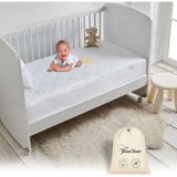 Vionel Home%100 Pamuk Kapitone Sıvı Geçirmez Bebek Alezi,Bebek Alez Yatak Koruyucu, Çocuk Yatak Koruyucu Alezi,Park Beşik Yatak Alezi,Park Beşik Yatak Koruyucu (70x120)