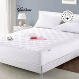 Vionel Home%100 Pamuklu Kapitone Sıvı Geçirmez Yatak Koruyucu Alez Fitted Full Kenar 100x200 cm