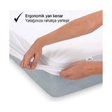 Vionel HOME%100 Pamuklu, Sıvı Geçirmez Bebek Alezi,bebek Alez Yatak Koruyucu, Çocuk Yatak Koruyucu Alezi,park Beşik Yatak Alezi,park Beşik Yatak Koruyucu (70X110) - 001-Renkli - Option-1