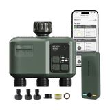 Vionna 3 Çıkışlı Wifi Sulama Kontrol Ünitesi, Rf 433 Teknolojisi 500M, Bahçe Bilgisayar Sulama Zamanlayıcısı, Yağmur Gecikmeli Programlanabilir Bahçe Su Zamanlayıcısı, Otomatik ve Manuel Sulama Modu