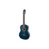 Vionna 4/4 Boy Klasik Gitar - Şeffaf Mavi Mat Kaplama - 3 Renk Sunburst