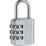 Vionna 5.5 cm Şifreli Mini Asma Kilit, Dayanıklı ve Güvenli Seyahat Için - 0 - 2 Yaş - 001 - Beyaz
