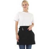 Vionna Belden Bağlamalı Kadın ve Erkekler Için Siyah Garson/barista/kuaförler Için Yarım Önlük Apron– 2 Cep, Ayarlanabilir Bel Askısı – Mutfak & Kafe Servis Önlüğü - 001 - Beyaz - 0 - 1 Yaş