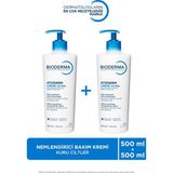 Vionna Bioderma Atoderm Cream Ultra Normal ve Kuru Ciltler Için Nemlendirici Yüz, Vücut Bakım Kremi 2X500 ml