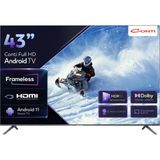 Vionna Conti 43 Inç Full Hd Android Tv (CT43AN300F) Dolby Atmos Vision, Hdr, Çerçevesiz, Dahili Uydu Alıcı, Wi-Fi, Bluetooth, Chromecast Built-In, 2x Hdmı, Smart Tv
