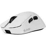 Vionna Coverzone AJ179 V2 Max Kablosuz Gaming Mouse 12000 Dpı PAW3311 Sensör 2.4g + Bluetooth + USB 300IPS 35G 1000Hz 800MAH Ultra Hafif 56G Teflon Ayak Profesyonel Oyuncu Mouse (Beyaz) - Adaçayı