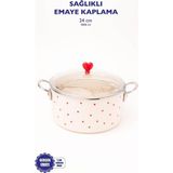 Vionna Cupid Emaye Kızartma Tenceresi/fritöz (Özel Kapaklı)