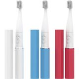 Vionna Dentindex Taşınabilir Sonik Diş Fırçası – Sessiz, Yumuşak Başlıklı, Şarjlı, Dupont Kıllı, Seyahat Tipi Cep Diş Fırçası-(Beyaz) - 11 m - 000-Siyah