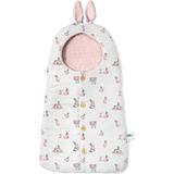 Vionna Deux LAPINS%100 Pamuk Bebe Lapin Rose Muslin Kundak Battaniye Pembe BSSNT1019 - 58 x 42 cm - 1 x 32 x 27 cm