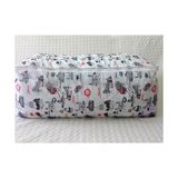 Vionna Dilex Hurç Büyük Battal Boy Yorgan Hurcu Taşınma Hurcu Beyaz Istanbul Tema Fermuarlı Saklama Çantası 110X50X34 cm - 00 Bordo