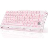 Vionna Gravastar Mercury K1 Rgb Kablosuz Mekanik Gaming Klavye, Alüminyum Çerçeveli, Ingilizce Q, Special Edition, Pembe