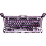 Vionna Gravastar Mercury V75 Pro He Hall Effect Manyetik Switch Gaming Klavye, Hot-Swappable, Rapid Trigger, 8000Hz, 0.125MS Ultra Düşük Gecikme, Kablolu, Rgb Işıklı, Ingilizce Q, Iron Purple
