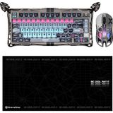 Vionna Gravastar V75 Pro Manyetik Kablolu Gaming Klavye, Xpro Kablosuz Optik Mouse ve Mousepad Oyuncu Seti (Cyberpunk)