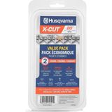 Vionna Husqvarna X-Cut SP33G 20 Inç Elektrikli Testere Zinciri, 2'li Paket, 0,000 cm Adım, 0,50 Inç Ölçer, 80 Tahrik Bağlantılı Testere Bıçağı Değiştirme, Önceden Gerilmiş ve Düşük Geri Tepme, Gri - 1 - Kırmızı