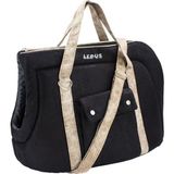Vionna Lepus Kedi ve Köpek Taşıma Çantası Açık (Sling Bag) Siyah Siyah